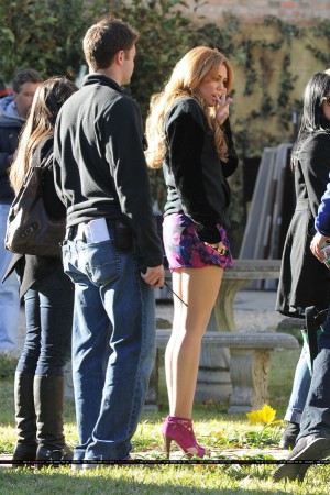 So Undercover -- ARRIVING ON THE SET