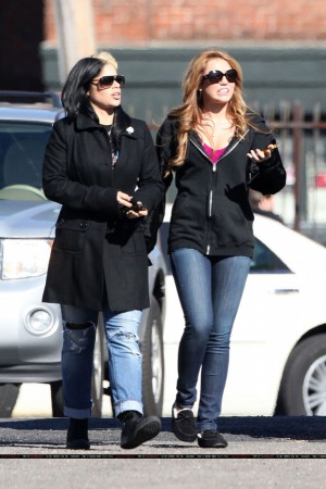 So Undercover -- ARRIVING ON THE SET