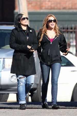 So Undercover -- ARRIVING ON THE SET