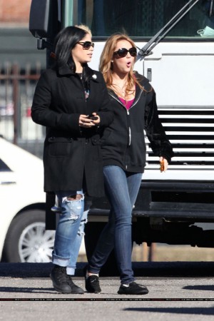So Undercover -- ARRIVING ON THE SET