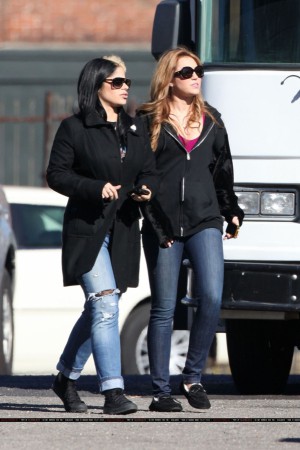 So Undercover -- ARRIVING ON THE SET